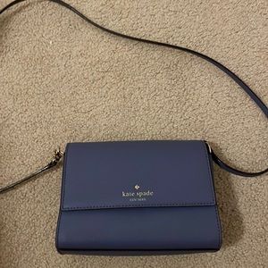 Blue Kate spade crossbody purse
